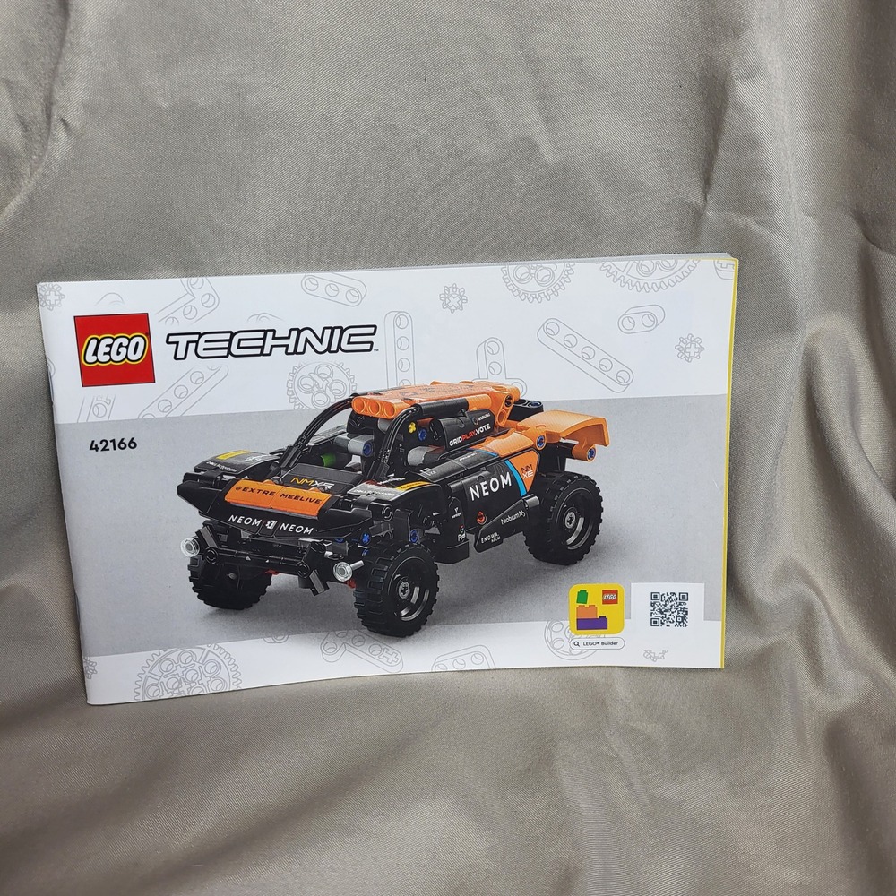LEGO Technic 42166 NEOM‎ McLaren Extreme E Race Car Instruction Manual Only